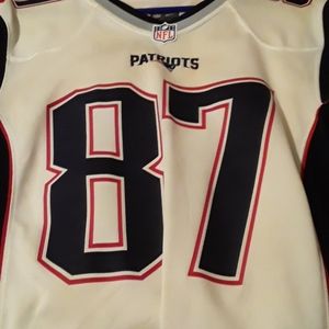 Tom brady jersery and rob gronkowski hersery